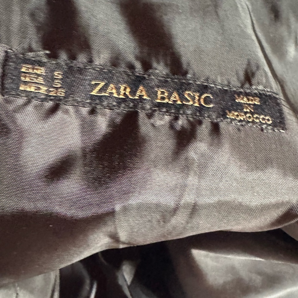 Zara basic Black Mini balloon skirt Dress - Picture 7 of 7